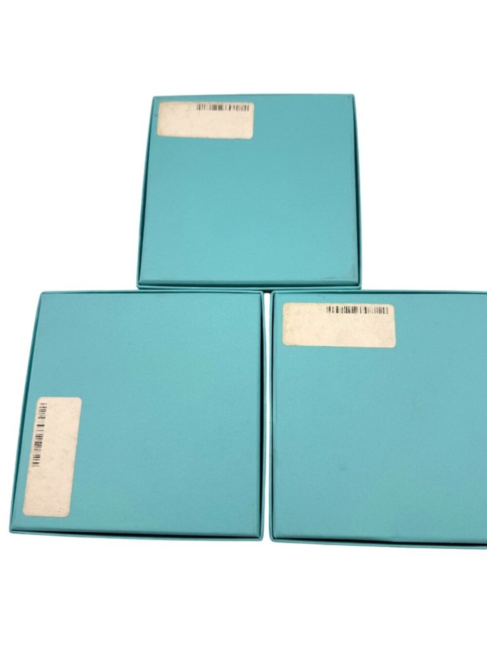 Authentic Tiffany & Co Blue Square Gift Boxes Empty 6" x 6" For Jewelry SET of 3 - Picture 5 of 6